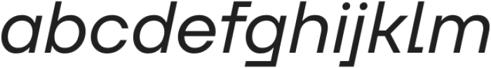 Neuefity Normal Italic otf (400) Font LOWERCASE