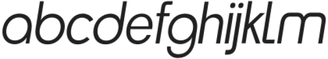 Neueral Extra Light Italic otf (200) Font LOWERCASE
