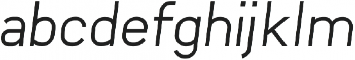 Neuesanstara Regular Obelique otf (400) Font LOWERCASE