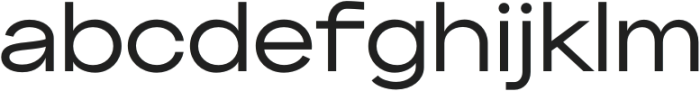 Neuething Sans Regular Expanded otf (100) Font LOWERCASE