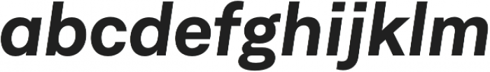 Neufile Grotesk Bold Italic otf (700) Font LOWERCASE