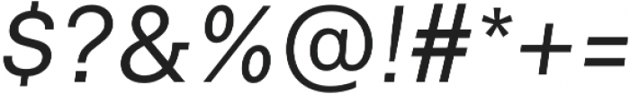 Neufile Grotesk Regular Italic otf (400) Font OTHER CHARS