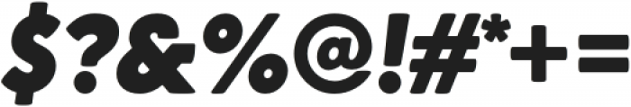 Neufreit ExtraBold Italic otf (700) Font OTHER CHARS