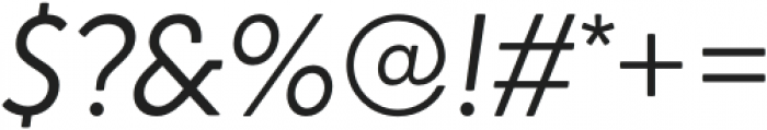 Neufreit Light Italic otf (300) Font OTHER CHARS
