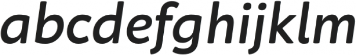 Neufreit Medium Italic otf (500) Font LOWERCASE