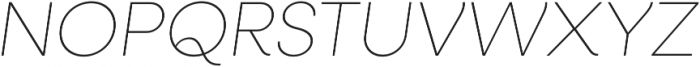 Neulis Alt Thin Italic otf (100) Font UPPERCASE