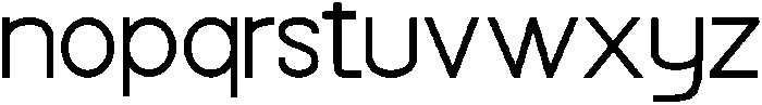 NeuroSans SemiBold otf (600) Font LOWERCASE