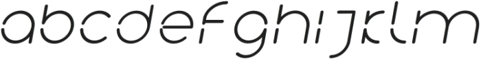 Neuron Bold Italic otf (700) Font LOWERCASE