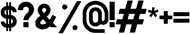 Neurotype Bold otf (700) Font OTHER CHARS