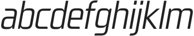Neusharp Light Condensed Oblique otf (300) Font LOWERCASE