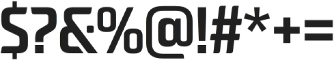 Neusharp Semi Bold Condensed otf (600) Font OTHER CHARS