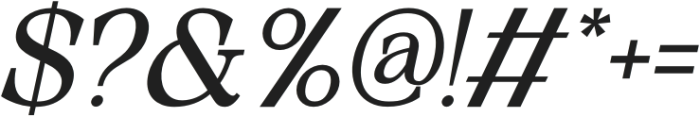 Neutical Bold Italic otf (700) Font OTHER CHARS