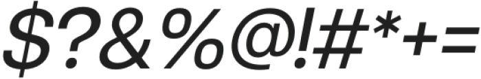 Neutiva Italic otf (400) Font OTHER CHARS