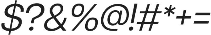 Neutiva Light Italic otf (300) Font OTHER CHARS