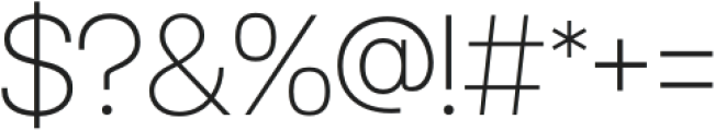 Neutiva Thin otf (100) Font OTHER CHARS