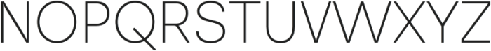 Neutiva Thin otf (100) Font UPPERCASE