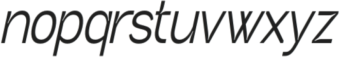 Neutrix Medium Slant Condensed otf (500) Font LOWERCASE
