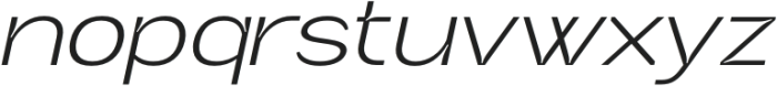 Neutrix Slant Expanded otf (400) Font LOWERCASE
