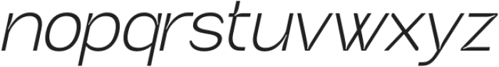 Neutrix Slant otf (400) Font LOWERCASE