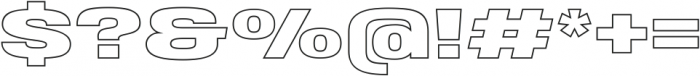 Neutro Outline otf (400) Font OTHER CHARS