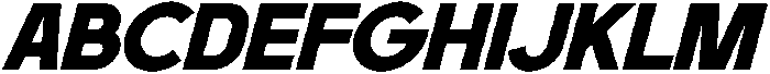 Neuversa Bold Italic otf (700) Font UPPERCASE