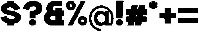 Neuversa Bold otf (700) Font OTHER CHARS