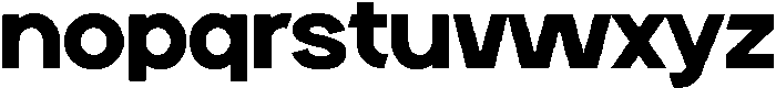 Neuversa Bold otf (700) Font LOWERCASE
