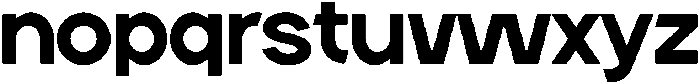 Neuversa Medium otf (500) Font LOWERCASE