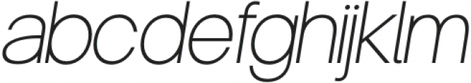 Neuvetica ExtraLight Italic otf (200) Font LOWERCASE