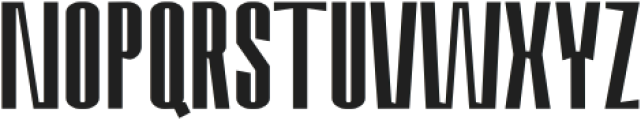 Nevary Extra Black otf (900) Font UPPERCASE