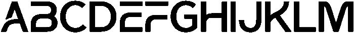 Nevera Regular otf (400) Font UPPERCASE