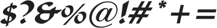 Neverlonie Italic otf (400) Font OTHER CHARS