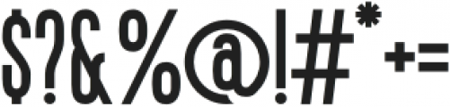 Nevermine Typeface Regular otf (400) Font OTHER CHARS