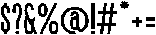 Nevermine otf (400) Font OTHER CHARS