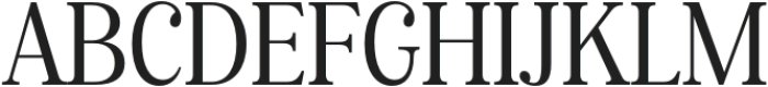 Nevoa Regular Semi Condensed otf (400) Font UPPERCASE