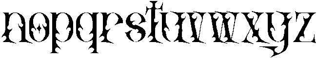 Nevron Sin otf (400) Font LOWERCASE