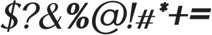 New Bashopilias SemiBold Italic otf (600) Font OTHER CHARS