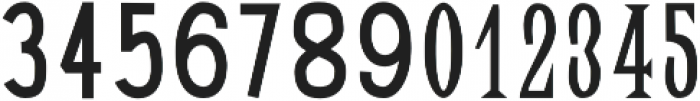 New Bowman Numbers otf (400) Font UPPERCASE