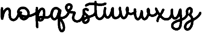 New Christmas Mono Regular otf (400) Font LOWERCASE
