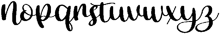 New Christmas Two Regular otf (400) Font LOWERCASE