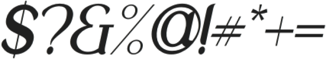 New Crown Light Italic otf (300) Font OTHER CHARS