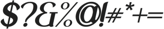 New Crown Normal Italic otf (400) Font OTHER CHARS
