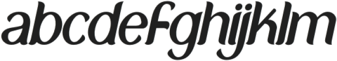 New Crown Normal Italic otf (400) Font LOWERCASE