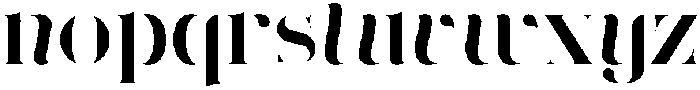 New Font Edge otf (400) Font LOWERCASE