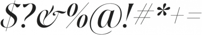 New Forest Italic otf (400) Font OTHER CHARS