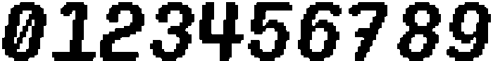 New Friend Mono Bold Italic otf (700) Font OTHER CHARS
