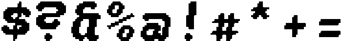 New Friend Mono Bold Italic otf (700) Font OTHER CHARS