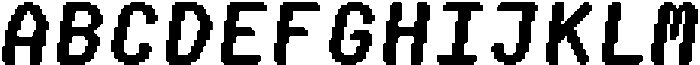 New Friend Mono Bold Italic otf (700) Font UPPERCASE
