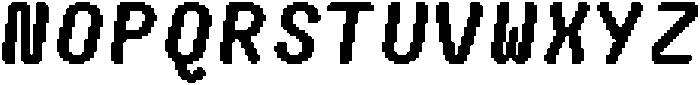 New Friend Mono Bold Italic otf (700) Font UPPERCASE