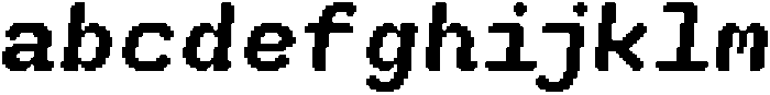 New Friend Mono Bold Italic otf (700) FONT
